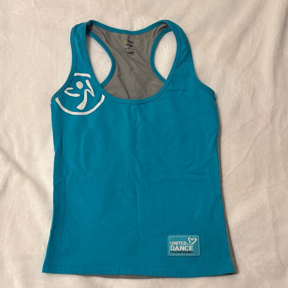 Zumba Fitness Vibrant Blue Tank Top